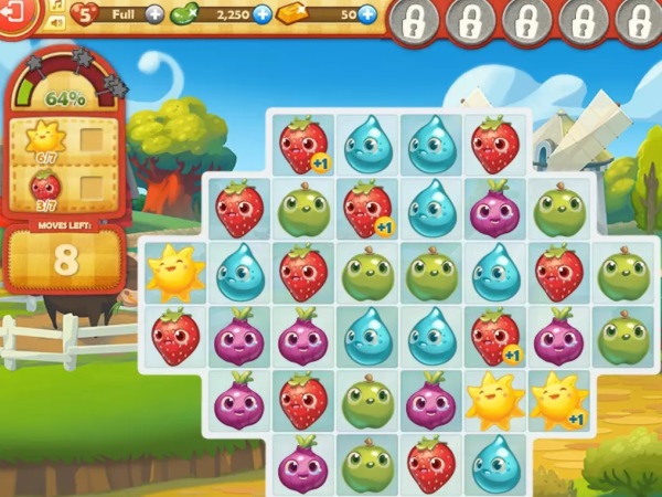 The Farm Heroes Saga Apk - A farming Game Made Just Like Candy Crush Game From King Company