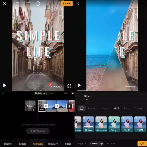 Video Editing Using VivaVideo Apk to Cut and Create Photo Slides and Personalized Videos