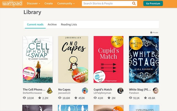 Reading Novels and Stories with Wattpad Apk - Android Wattpad App for Writers to Earn Money
